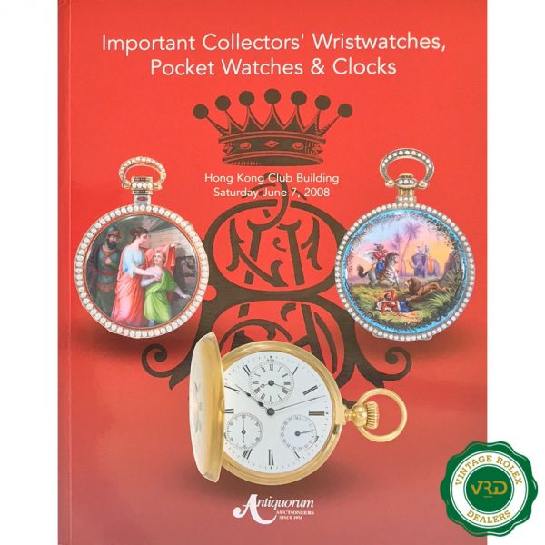 Important Collectors Wristwatches, Pocket Watches & Clocks