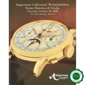Important Collectors Wristwatches, Pocket Watches & Clocks