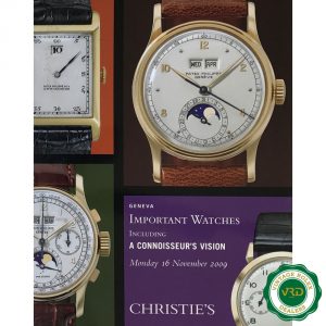 Important Watches. Including A connoisseur's Vision
